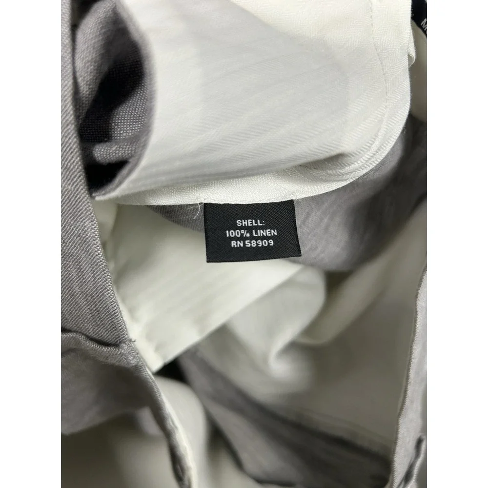 Murano Baird McNutt Linen Fitted 2PC Suit 38R 38x32 New With Tags Summer Wedding